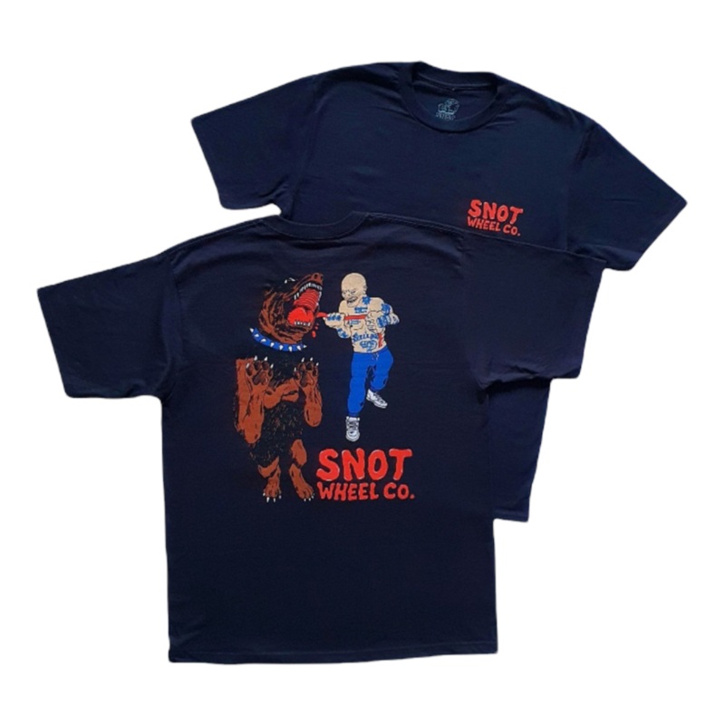 Snot Wheel Co Big Dogs T Shirt Black S