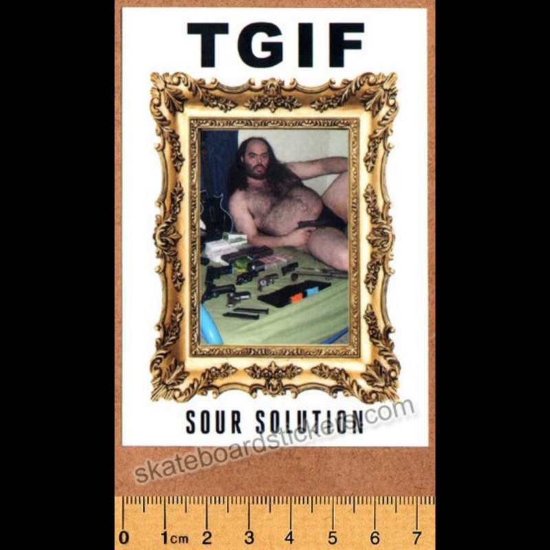Sour Solution Skateboards Skateboard Sticker – TGIF