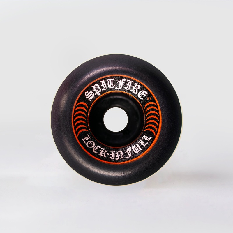 Spitfire – 57mm – 99a(DU) Formula Four Wheels Lock-Ins – Black 57mm