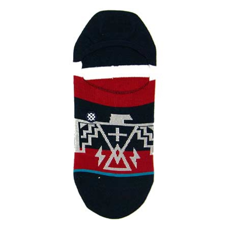 Stance Slasher No Show Socks Red Large
