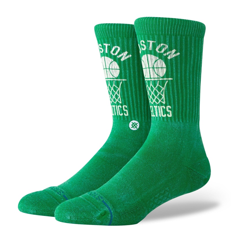 Stance Vintage Boston Celtics Socks Green L :: Men 9-13 / Women 11-14