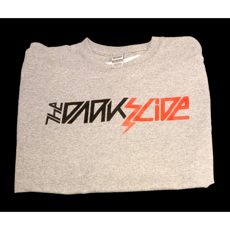 The Dark Slide “Lightning” Logo T-Shirt Small Heather Grey