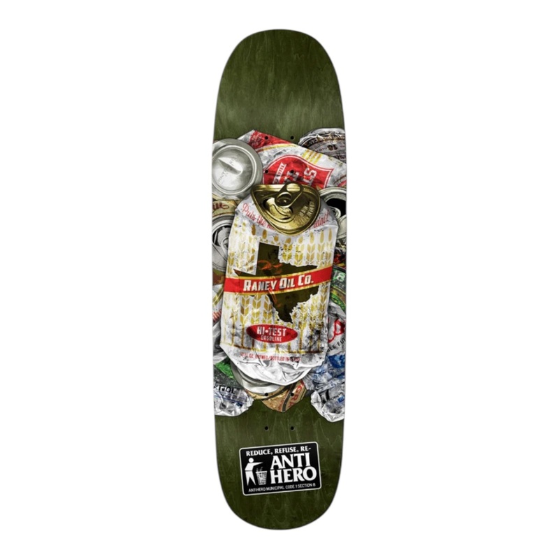 Anti-Hero Raney Beres Refuse Skateboard Deck – Assorted Stains 8.63 8.63