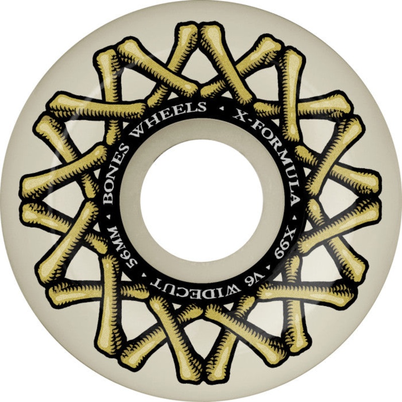 BONES WHEELS X-Formula Skateboard Wheels XF WIDECUT 56 V6 X-FORMULA 99A 4PK 56mm