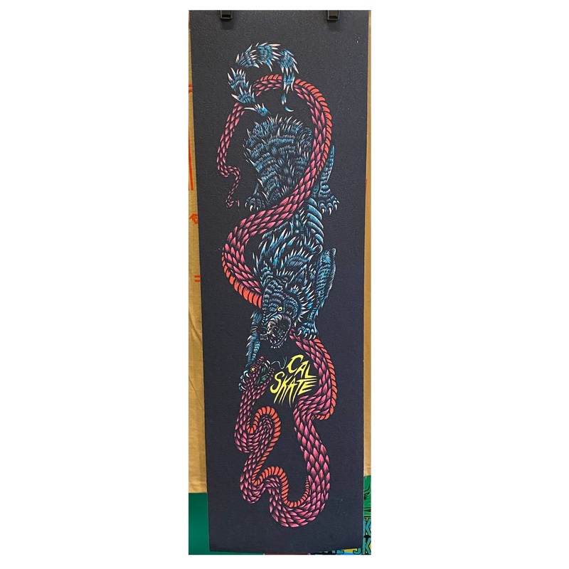 Cal Skate Griptape “Wolfbat Black” 10″ Grip
