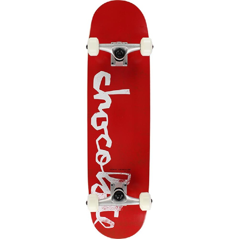 Chocolate Anderson OG Chunk Red 7.75″ Skateboard Complete