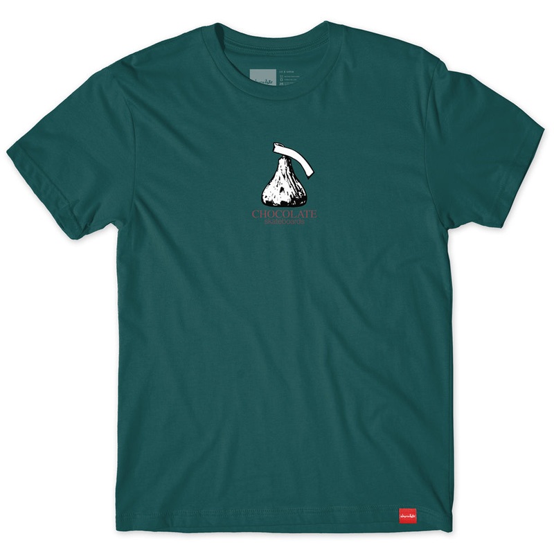 Chocolate Kiss T Shirt Green Small