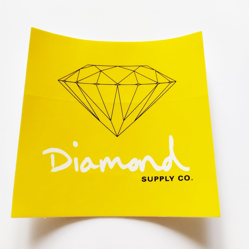 Diamond Supply Co. OG Sign Skateboard Sticker – 7.5cm across approx