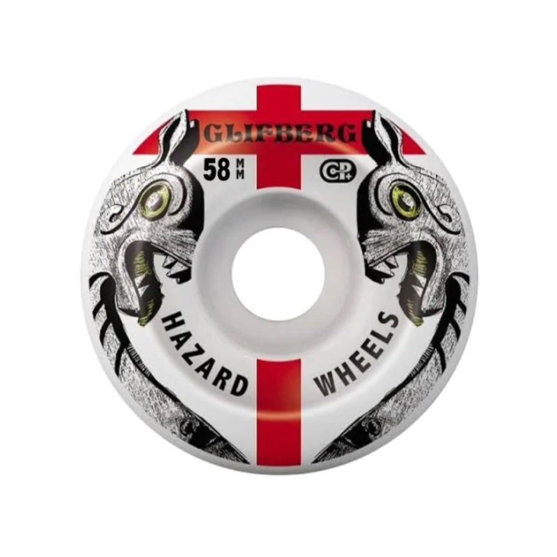 Hazard Rune Glifberg “Viking Rune CP+” Conical Shape 101A Duro Wheels – 58mm – SET