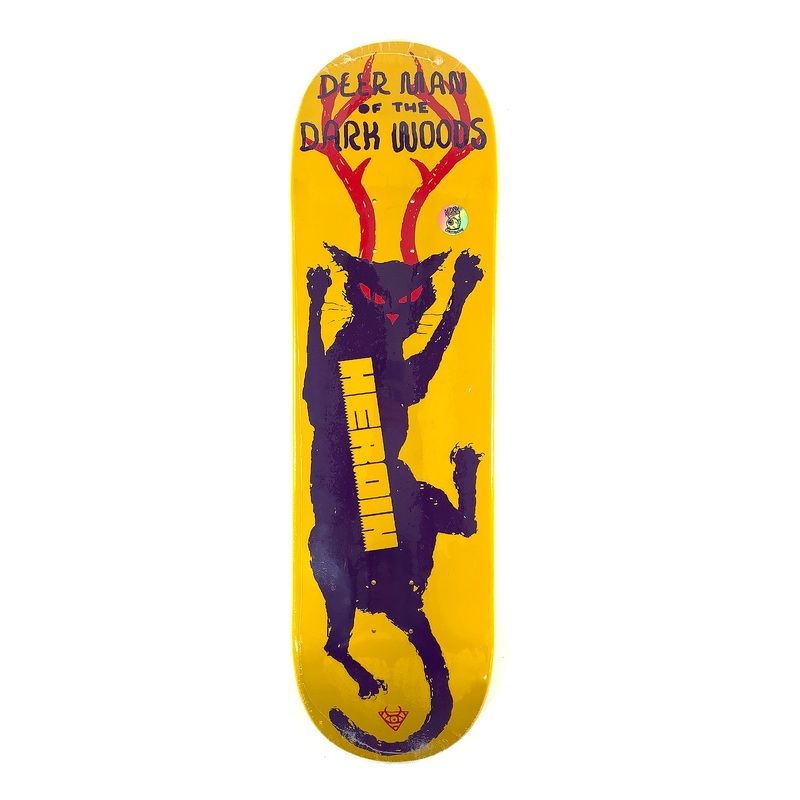 Heroin 9″ Giallo Deer Man Deck