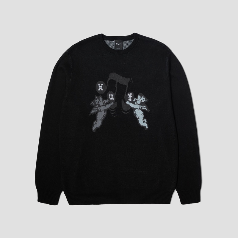 HUF Song Intarsia Sweater Black Small