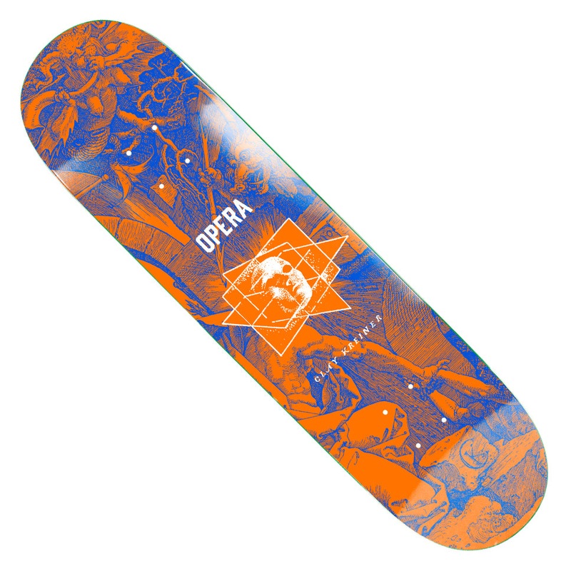 Opera Clay Kreiner Dimensions EX7 Deck Orange 8.25 x 32.1 WB:14.25