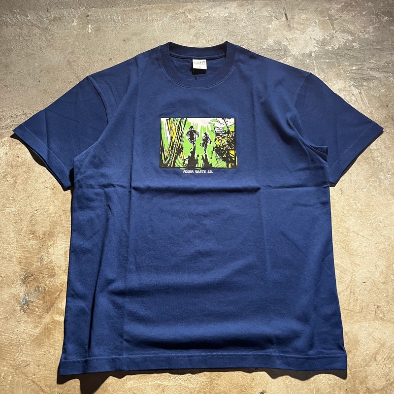 Polar Skate Co. – Running Tee – Deep Royal Blue Medium