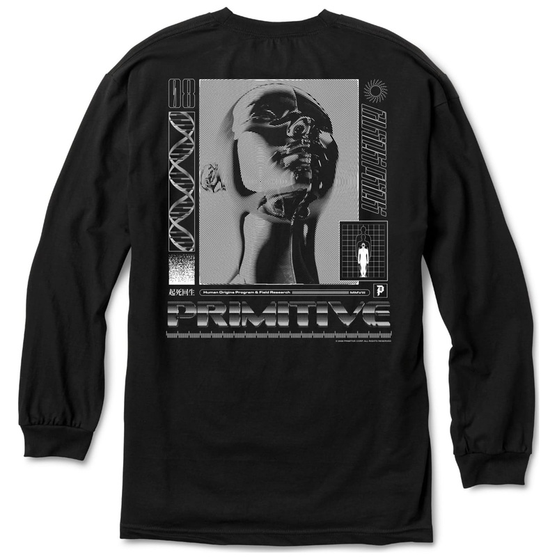 Primitive Origins Long Sleeve T-Shirt Black S