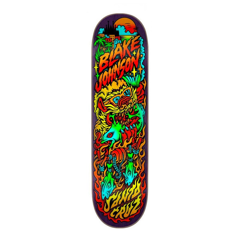 Santa Cruz – 8.375″ Deck – Johnson Beach Wolf Two – Multi