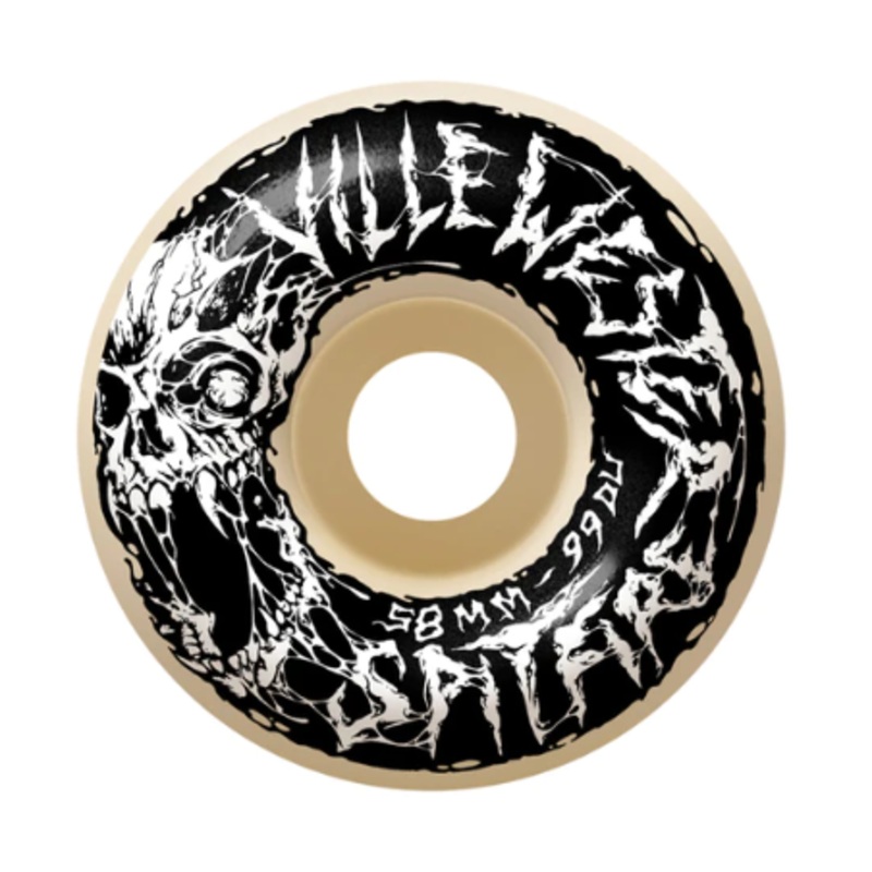 Spitfire 99d Formula Four Annihilation Classic 58mm Skateboard Wheels 58mm Natural