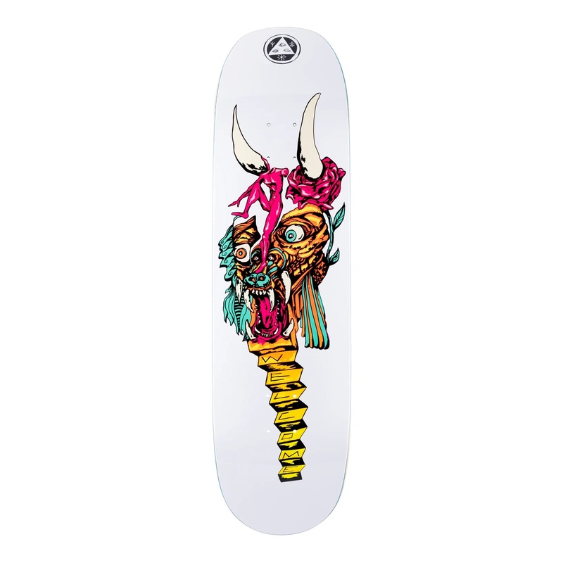 Welcome Beauty on Moontrimmer 2.0 8.5″ Skateboard Deck 8.5″ WB 14.6″