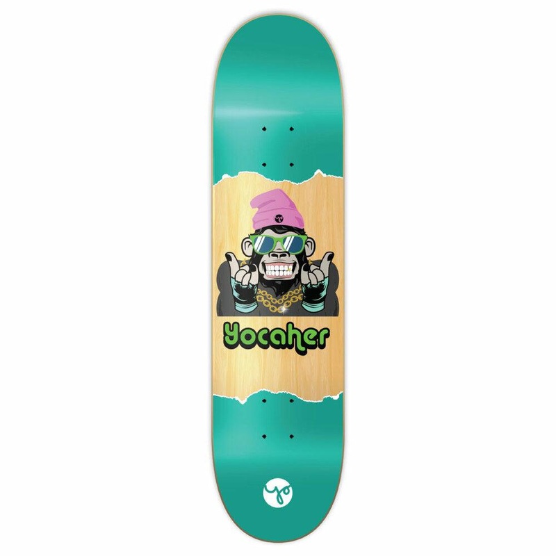 Yocaher Graphic Skateboard Deck – Chimp Series – See No Evil 7.5″