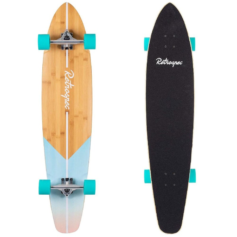Zed  Sunrise 44″ Top Mount Bamboo Kicktail Longboard