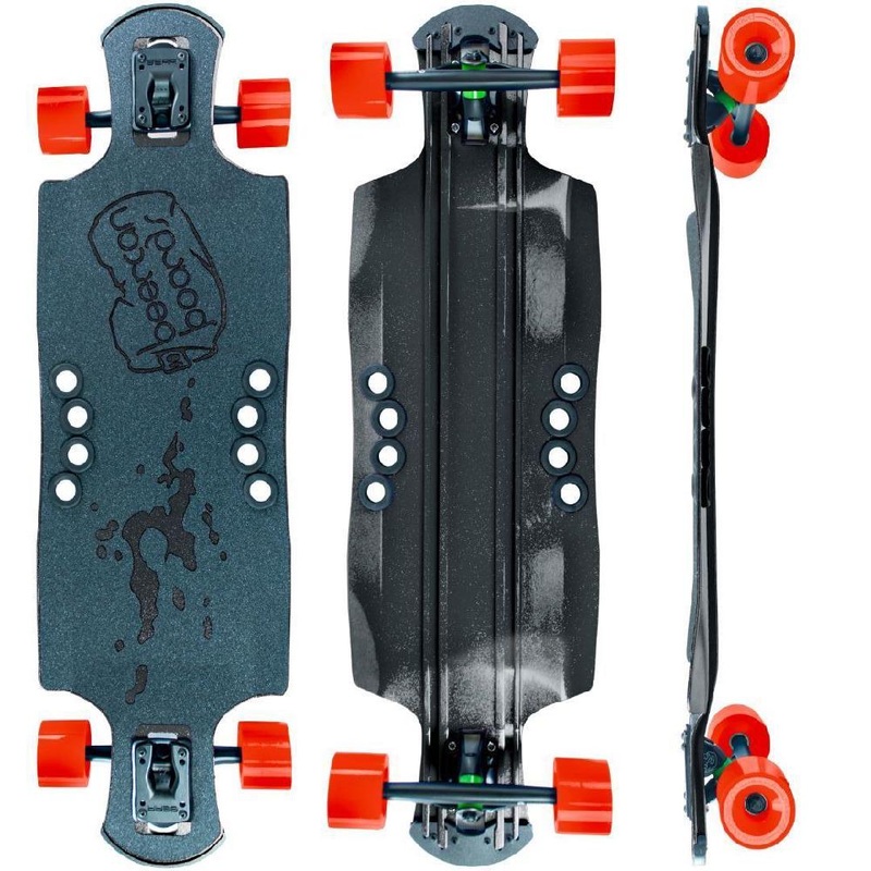 Beercan Black 35″ Oat Soda Drop Through Longboard Complete
