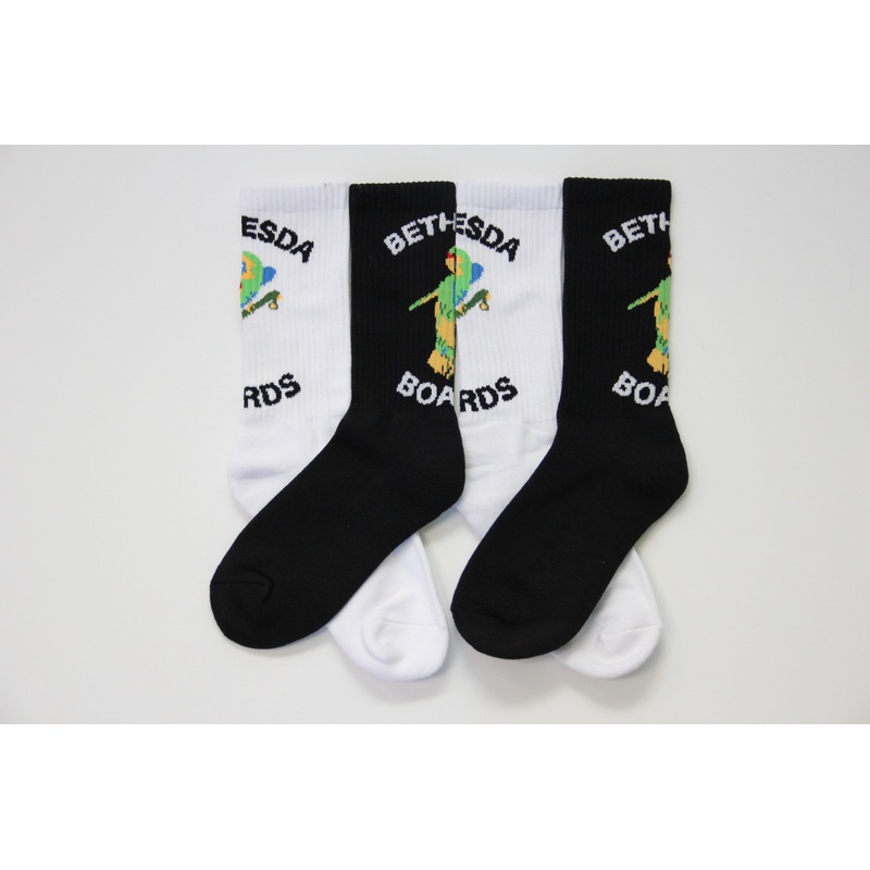 Bethesda Boards Shop Socks Black Adult One Size