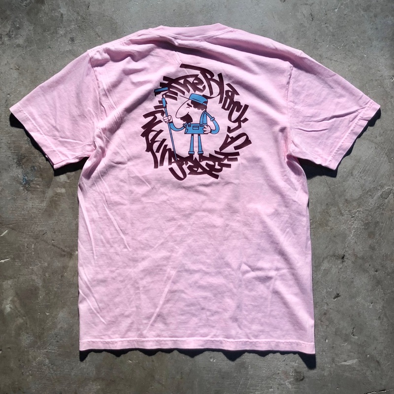 Block – Painter’s Tee – Pink Small