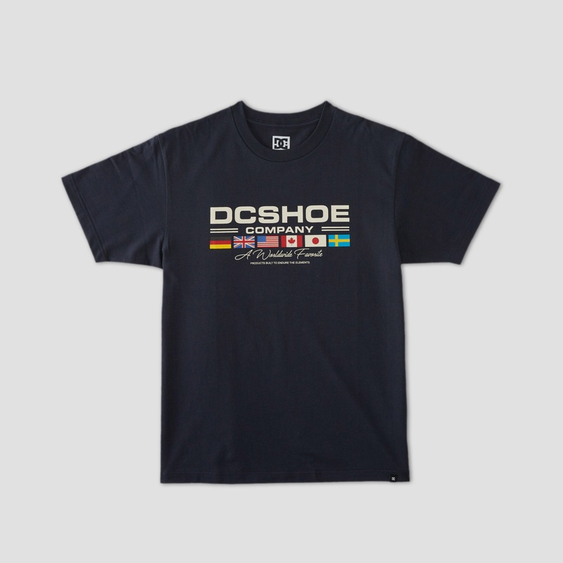 DC Worldwide Fav T-Shirt Navy Blazer Small