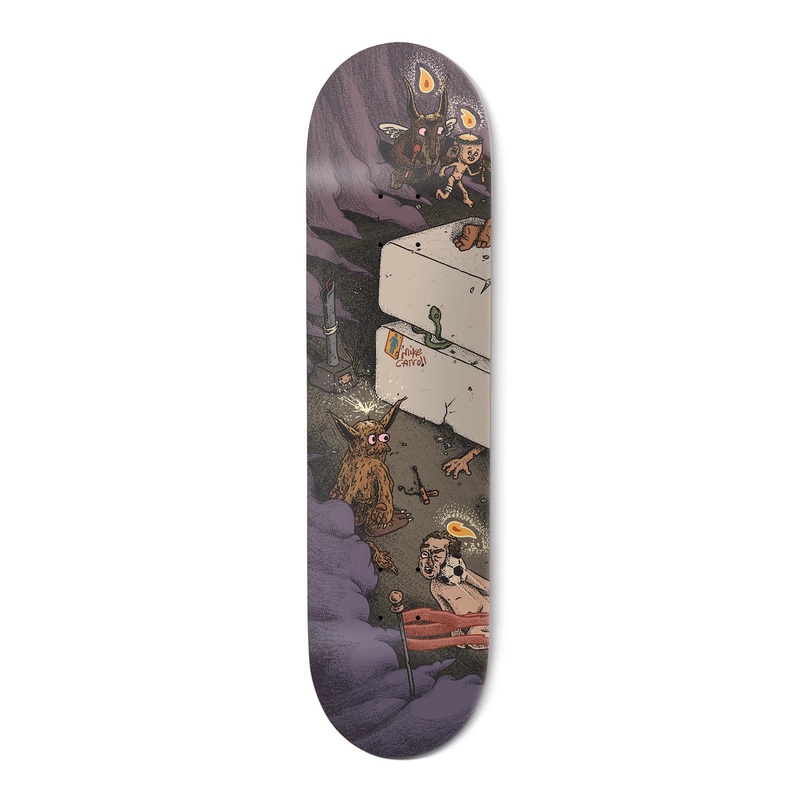 Girl – 8.375″ Monumental Mike Carroll Deck – Purple 8.375″