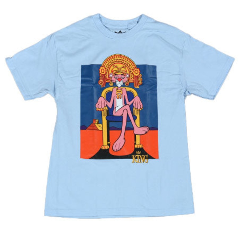 King Skateboards Panther T Shirt Powder Blue Large