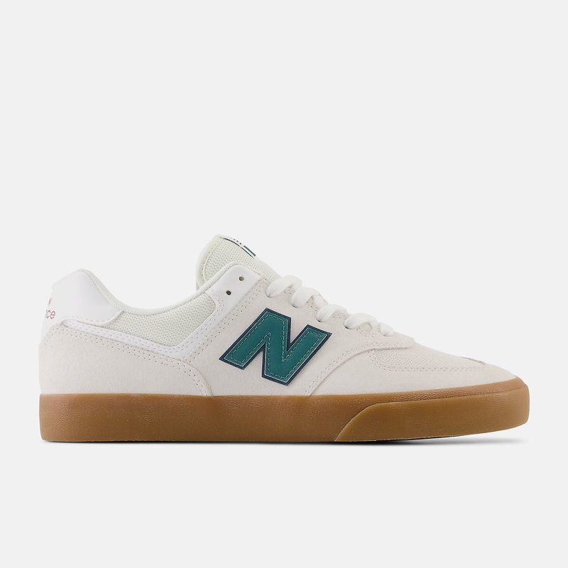 New Balance 574 Skate Shoes Vulc Sea Salt with Teal 8 Sea Salt