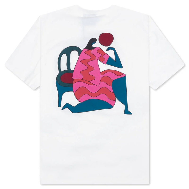 Parra Face Ball Tee Off White S