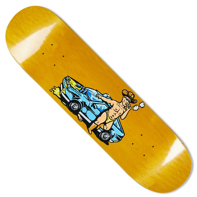 Polar Skateboards Aaron Herrington Cowboy Cop Deck Yellow 8.625 x 32.2 WB:14.375