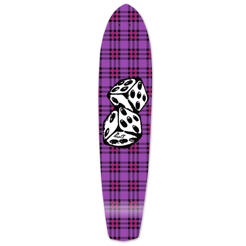 Punked Slimkick Longboard Deck – Dice Deck