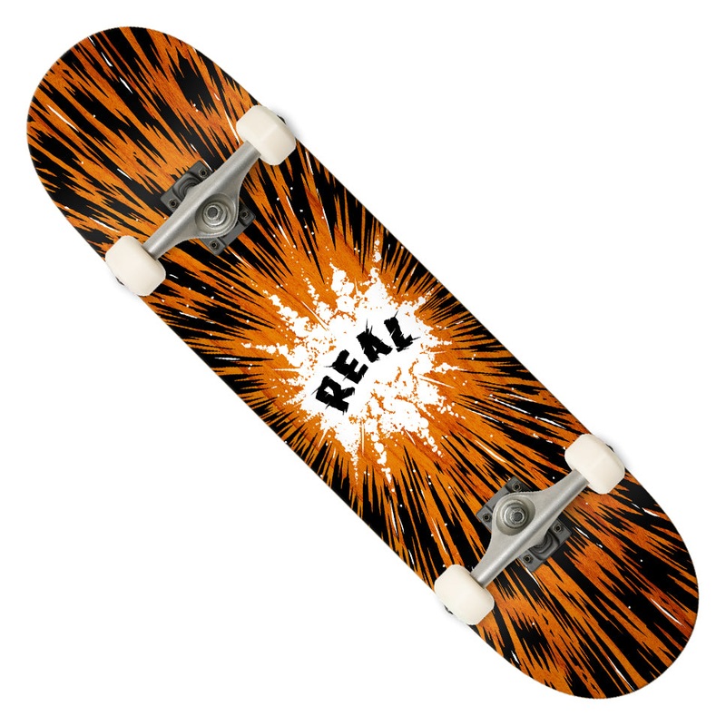 Real Detonate Complete Skateboard Assorted Woodgrain 8 x 31.75 WB:14.25