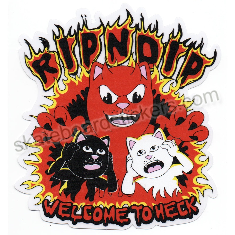 Rip N Dip / RIPNDIP Skateboard Sticker