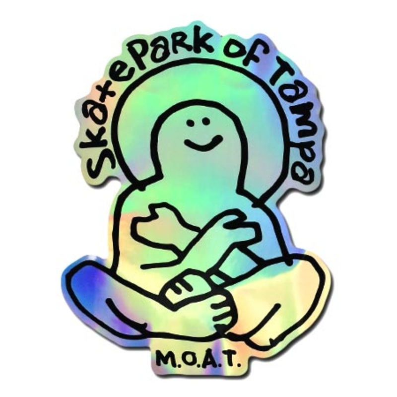 Skatepark of Tampa SPoT x Gonz Moat Baby Sticker Holographic 3″ X 4″