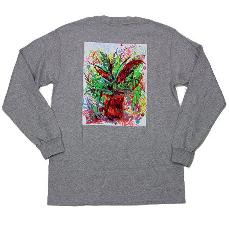 The Quiet Life Fauna Long Sleeve T Shirt Heather Grey Medium