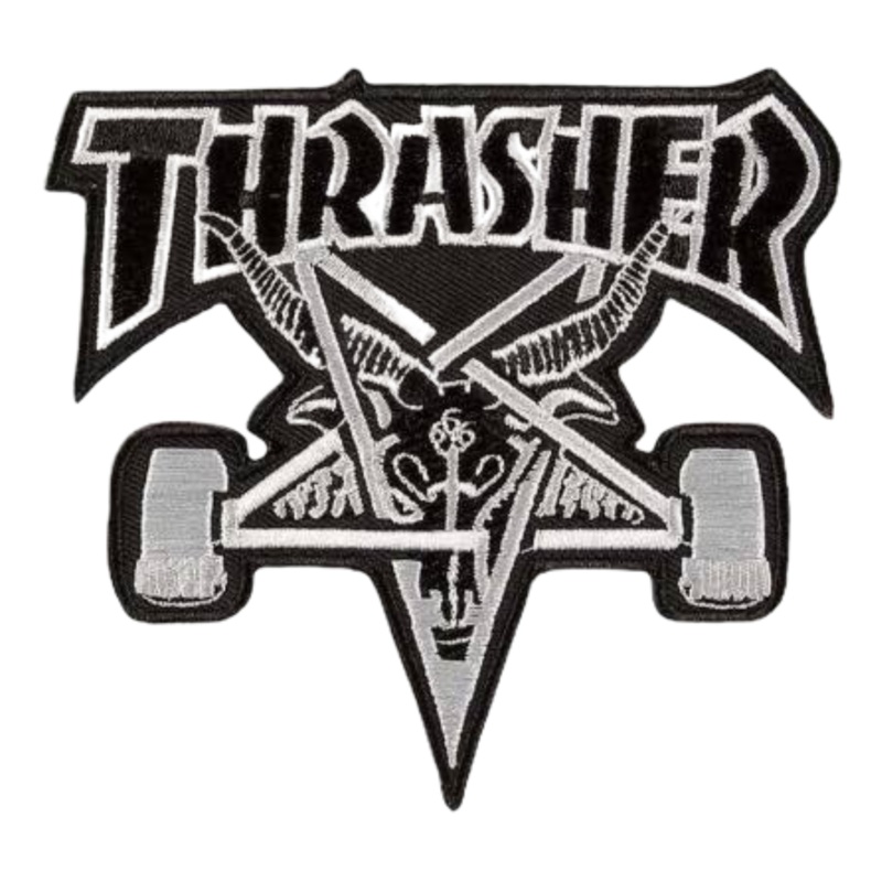 Thrasher Skate Goat Patch Grey OS