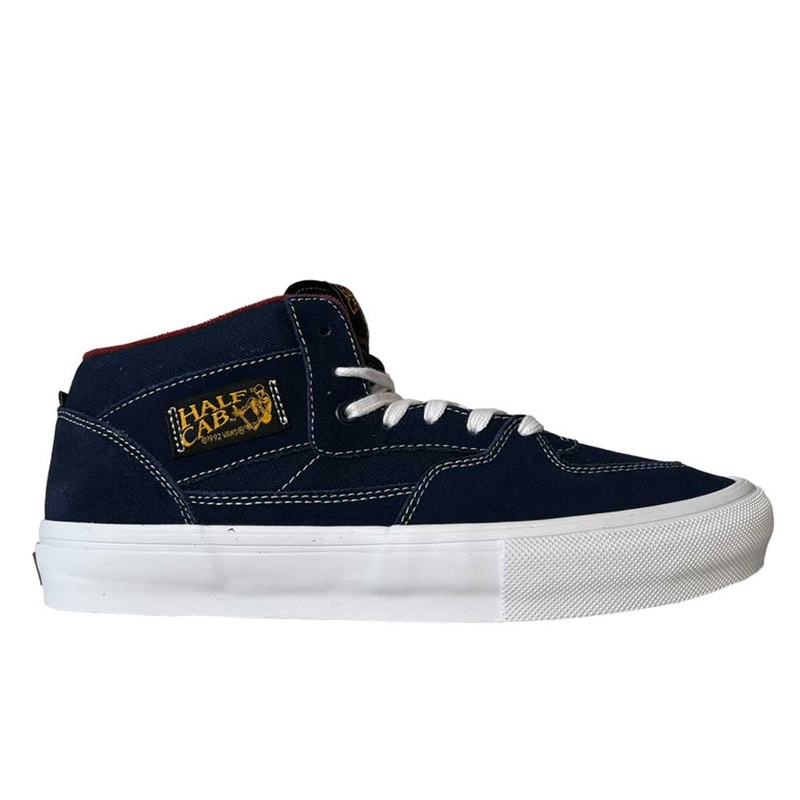 Vans Skate Half Cab Navy Burgundy Suede Shoes 7.5