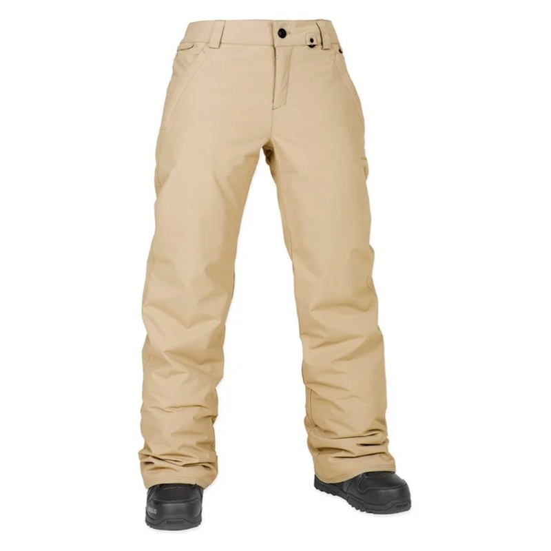 Volcom Women’s Frochickie Insulated Snowboard Pants Sand XS