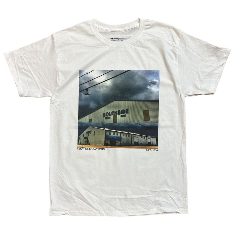 1994 Warehouse Southside Tee Skatepark White SSD2025 SM