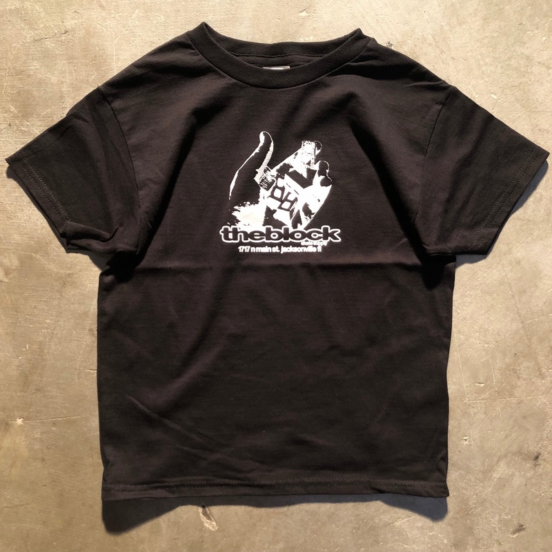 Block – Full Hands Tee – Black Youth XS