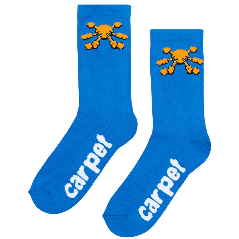 Carpet Company Bacteria Socks Blue One Size Fits All