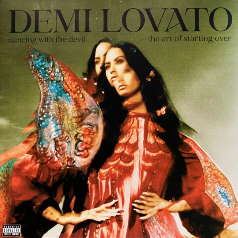 Demi Lovato  Dancing With The Devil… The Art Of Starting Over Turquoise Color 2xLP Vinyl LP Record *Used 2021 Release*