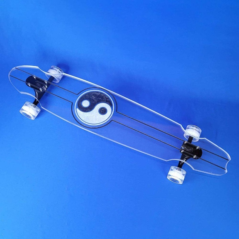 Ghost Yin Yang Resin 40″ Wheel Cut Longboard