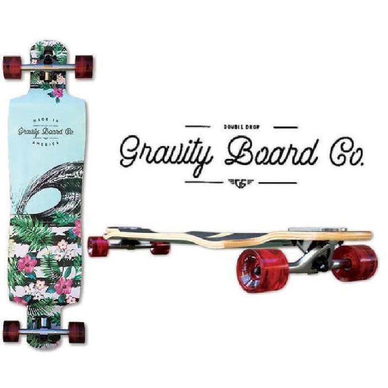 Gravity Double Drop Aloha Spirit 41″ Longboard Deck ONLY Deck