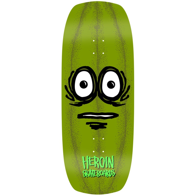 HEROIN TEAM THE PICKLE SHAPED DECK 12.0