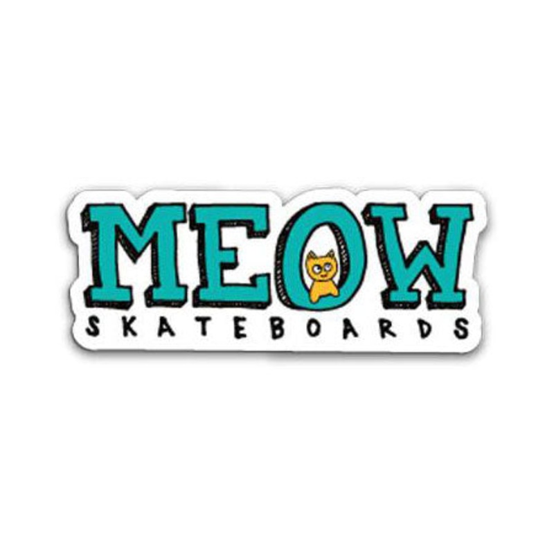 Meow Skateboards Logo Sticker Assorted 1″ x 3″