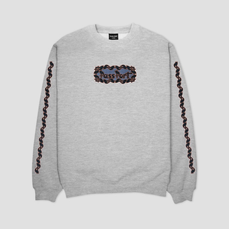 Passport Pattoned Sweater Ash Small