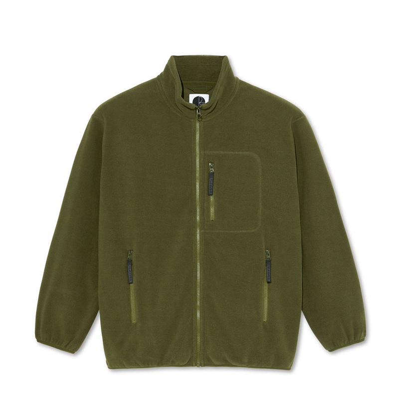Polar Skate Co. Basic Fleece Jacket (Army Green) LG